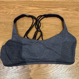 Gray Lululemon Free to Be Sports Bra Size 4